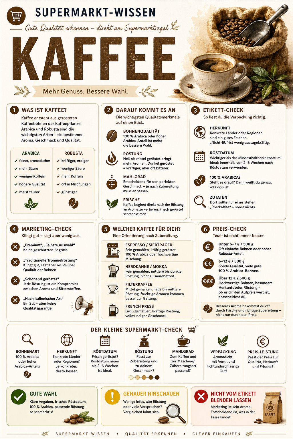 Einkaufsberater Kaffee