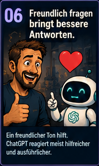 Kurzfassung Mythos 06: Freundlich fragen gleich bessere Antwort