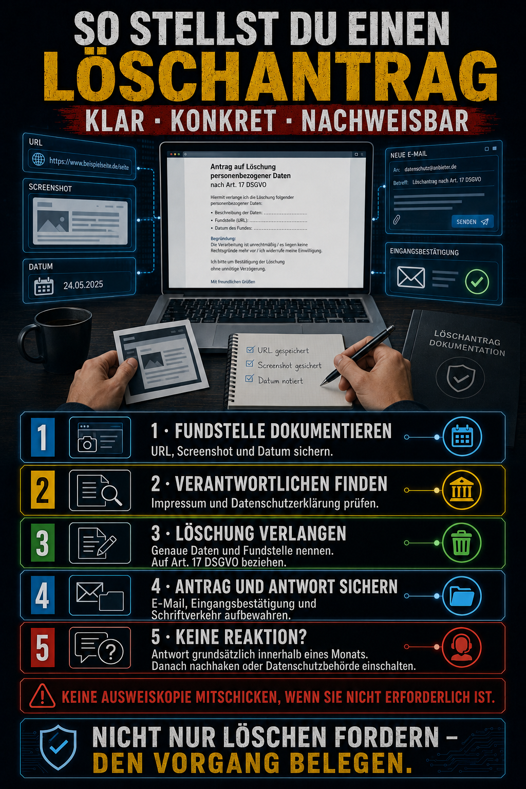 Datenlöschung im Internet – Teil 3
