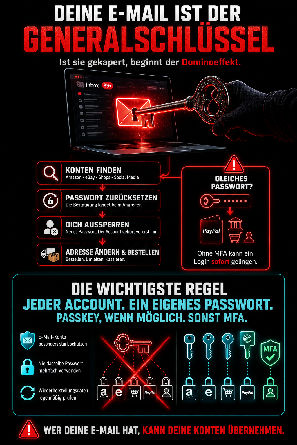 Deine Mail ist der Generalschlüssel